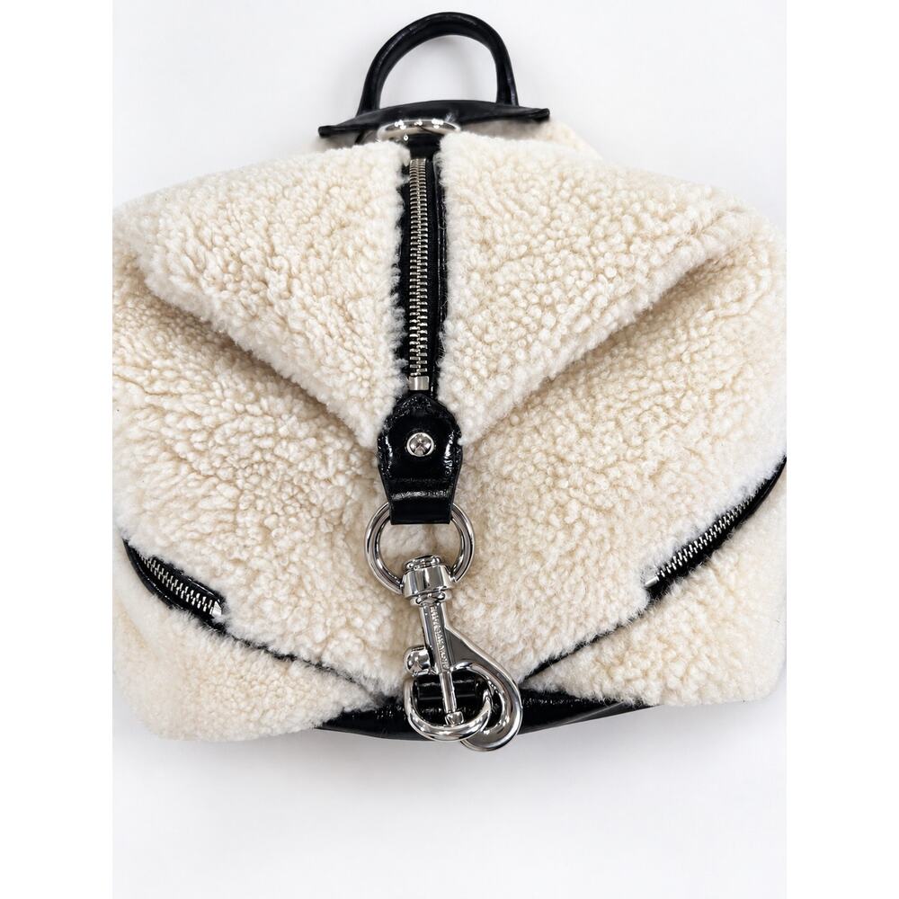 Rebecca Minkoff Shearling & Leather Backpack - Picture 3 of 11